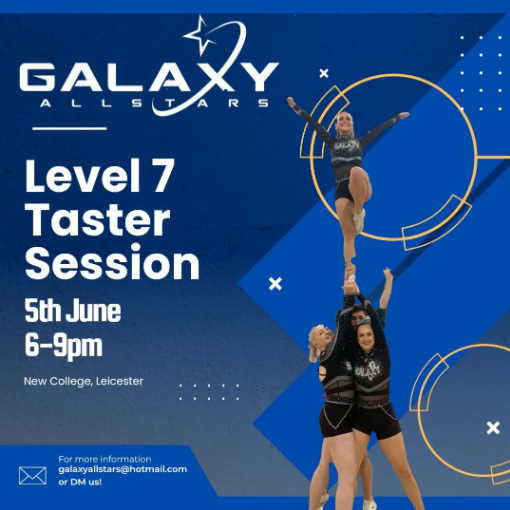 Level 7 Cheerr Galaxy Allstars β Level 7 taster session β cheer tool kit